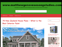 Tablet Screenshot of matthewgenovesesongstudies.com